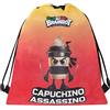 Franco Cosimo Panini SKIFIDOL ITALIAN BRAINROT - Sacca Coulisse Ufficiale Skifidol Italian Brainrot, Tasca Posteriore con Zip, Spallacci con Sicurezza a Sgancio Rapido, 34x42h cm, Ideale per Tempo Libero