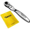 SabreCut 1 x MRSC06 Flex Head Mini Micro cricchetto 6,3mm ESAGONALE 1/4 Chiave a cricchetto manuale professionale in acciaio inossidabile con ingranaggio a 60 denti
