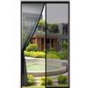 Cinkee Zanzariera Magnetica per Porta Finestra Balcone 90x200cm - Zanzariera Anti Insetti con Chiusura per Porte di Balcone,Cantina e Terrazzo - Installazione Senza Perforazioni,Nero