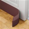 AOTUAO Paraspifferi Sottoporta, Paraspifferi Porta Blindata 300*5cm, Risparmiare Energia Paraspifferi Porta Ingresso, Paraspifferi Sottoporta Blindata Autoadesiva, Riduce il Rumore,anti Freddo-Marrone