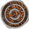 Outward Hound Fun Feeder Slo-Bowl - Ciotola anti-ingozzamento per cani - medio - grigio