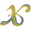 4R Quattroerre.it 20024 Adesivo Monogramma Lettera X, Oro Metallescente, X-Olografica