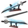 QLT QIAOLETONG QLT Ideas - Katana per cosplay Kamado Tanjiro dell'anime Demon Slayer, mattoncini decorativi per adulti ragazzi da 6 a 16 anni, 771 pezzi, con fodero e supporto