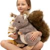 MorisMos 45 cm di altezza, peluche scoiattolo gigante, taglia XXL, regalo di compleanno o di Natale per bambini