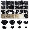 TOAOB THE ONE AND ONLY BABY TOAOB 114 Pezzi Nasi per Peluche di Sicurezza 9mm a 29mm Naso Nero Triangolare con Rondelle
