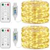 Forepin 15M Luci Stringa LED, USB Catena Luminosa con Spina USB con Telecomando 8 Programma, 150LED Luci a Stringa a LED Impermeabili Led Stringa Luci per Decorazioni Interne ed Esterne