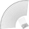 PH PandaHall Spilli per Gioielli 304 Acciaio Inossidabile, 500 pz 40mm Testa A Sfera Pin 0.7mm Headpin Pieghevole per Orecchino Pendente della Collana del Braccialetto Gioielli Fai da Te, Testa: 2 mm