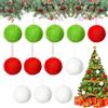 42 Palline Di Natale Rosse E Bianche - Set Decorazioni Albero Con Punte Glitter, Opache E Lucide, Con Stella In Cima E Scritta 'Buon Natale' - 4