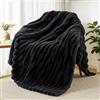 Exclusivo Mezcla Coperta in Pile Reversibile, Leggera e Morbida, 130x150 cm