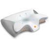 JINER Cuscino Cervicale per Dormire, Cuscino Ortopedico in Memory Foam, Cuscino Ergonomico Cervicale per Dormire sul Fianco con Federa Sfoderabile e Lavabile, 62x37x10/12cm