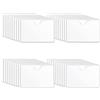 CAASFOOY 40 Pezzi Tasche Adesive Trasparenti, Porta Etichette Adesive, Portadocumenti Auto per Conservare e Proteggere Schede Indice, Etichette per Cartelle, Schede di Parcheggio(60 x 100 mm)