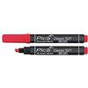 Pica Pennarello Marcatore Marker Indelebile Punta Scalpello Dry Safe 2-6mm Rosso