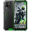 Blackview BV4800 Pro (2025) Téléphone Portable Incassable, 12Go+128Go/1TB Téléphone Débloqué, 5180mAh, Android 14, 16MP, 6.56 HD+ Smartphone Incassable Etanche, Dual SIM 4G,GPS,NFC,OTG,FM,Vert