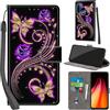 PHINIENLAND Cover per Xiaomi Redmi Note 8 PU Pelle Custodia Flip Motivi