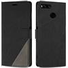 SONWO Cover per Xiaomi Mi A1 Custodia, Flip Caso in PU Pelle Case Cover Premium Portafoglio Custodia per Xiaomi Mi A1, Supporto Stand, Slot per Schede, Nero