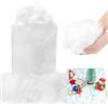 RANJIMA Ovatta di neve artificiale, ovatta di riempimento per nuvole, albero di Natale, decorazione per albero di Natale, 200 g, decorazione per interni e neve artificiale, decorazione per la casa