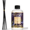 COCORRÍNA Ricarica Diffusore Ambiente 500ml con 8 Bastoncini, Lavender Thyme, Profumo Lungo Durata con Oli Essenziali Naturali, Camera da Letto e Bagno