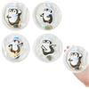 QEEROYO 4Pcs Scaldamani Tascabile, Pinguino Scaldamani Riutilizzabile, per Le Fredde Giornate Invernali, Viaggi, Sport, Campeggio, Motivo Natalizio