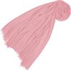 LORENZO CANA Sciarpa Italiana Pashmina 100% Cashmere Scialle 79'' x 27'' Rosa 78306, rosa, Taglia unica