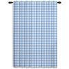 ggaimwf Tende a quadri Tende a quadretti Camera da letto Blu acquerello geometrico Trattamenti per finestre Tasca porta-asta Soggiorno Fattoria Esterno Porta Tende per la privacy 107x160cm 1 pannello
