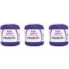 Aunt Lydia's Aunt Lydia Classic Violet Crochet - Confezione da 3 pezzi 350y/320 m - Cotone - Calibro 10 - Uncinetto