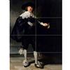 Artery8 Rembrandt Marten Soolmans Portrait XL Giant Panel Poster (8 Sections) Ritratto Manifesto