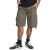 Brandit Vintage Shorts Basic Pantaloncini Cargo Uomo, Nero, 7XL