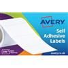 Avery Etichette su rotolo, scrivibili a mano, facili da usare, 76 x 37 mm, bianco, 250 etichette per confezione (AL01)