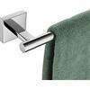 KOKOSIRI Porta asciugamani da bagno Barra per asciugamani da bagno per WC Cucina 24 Pollice Collana Titolare Cromato Acciaio Inox B4005CH-L24