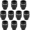 OTOTEC 10 tappi pneumatici da 10 mm OD a pressione per connettere tubi pneumatici accessori per utensili pneumatici (nero)