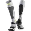 X-Socks Snowboard Discover OTC - Calze da Snowboard ad Alte Prestazioni con O-Ring Bandage, Comfort e Supporto Ottimizzati per Snowboard e Sport Invernali - Nero/Grigio chiaro, 39-41