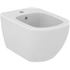 Ideal Standard T457001 TESI Bidet sospeso con fissaggi nascosti - Bianco - Logo rings