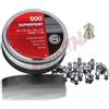 Geco PIOMBINI GECO SUPERPOINT DIABOLO CAL 4.5 mm TESTA a PUNTA 500 Pezzi PALLINI in P