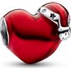 PANDORA Moments Charm 792336C01 cuore di Natale