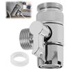 Zuahaly Valvola a 3 Vie Diverter SBA021 in, con Adattatore M22 a M24, Rubinetto diCommutazione per Bagno e Cucina, Facile Installazione e Utilizzo Flessibile, Struttura robusta, Chiudere facilmente la valvola