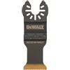 DEWALT DT20707-QZ accessori per utensile multifuzione - lama in titanio lunga durata per tagli ad affondamento - larghezza 31mm lunghezza 43mm - per tagli su metalli ferrosi e lamiera