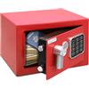SereneLife Cassaforte, Cassaforte Piccola in Acciaio, 23x17x17 cm, Cassetta di Sicurezza Elettronica & Meccanica, 2 Chiavi, per Casa, Hotel, Gioielli e Denaro