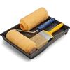 Hamilton for The Trade 3561329-90 - Set di 5 pennelli e rulli per muratura, con vassoio, 22,9 cm, blu/giallo
