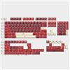Sumgsn Tasti rossi a doppio scatto, set da 172 tasti con profilo Cherry, adatto per tastiera meccanica 61/64/87/104/108 con interruttori Cherry MX e configurazione ISO ANSI
