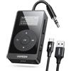 UGREEN Ricevitore Trasmettitore Bluetooth 5.3 aptX HQ Adattatore Bluetooth 2 in 1 Audio Jack da 3,5 mm per Auto Aereo TV PC Altoparlante Amplificatore