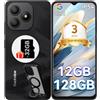 Blackview Wave 9C Smartphone Android 15 con Cover Girevole a 360°, Telefono Cellulare IP54 6.56'' HD+, 12GB+128GB Telefoni, Cellulari 5000mAh, 13+8MP, Dual 4G SIM, OTG, GPS, 3.5mm Jack