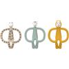 Matchstick Monkey, Antimicrobial Animal Teether Gift Set - 3 Pack, Animal Designs, Ludo Lion, Gigi Giraffe & Monkey