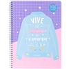 Mr. Wonderful Quaderno A4 - Vive quel je-ne-stag-che appartiene solo tu