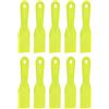 sourcing map 10 raschietti per stucco, larghezza 5,1 cm, in plastica flessibile, per stucco e vernice, per nastrare cartongesso, spalmare, pittura, graffio, giallo, 10 pezzi