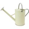 Kent & Stowe Annaffiatoio vintage in crema da 9 litri - Caraffa in acciaio zincato per irrigazione quotidiana - Caraffa in classico stile inglese con 2 manici