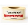 labex label Etichette termiche dirette 30x20 mm - 1 Rotolo (1000 etichette termiche adesive) compatibili con stampanti Zebra GK420T - Labex Label