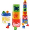 GOWI Schuster Gowi 453-20 - Piramide a incastri, 73 cm, Base Tonda, 20 pz