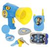 ColorBaby Paw Patrol Chase Pack megafono missione walkie-talkie, piastra, orologio, pannello di controllo, design colorato, plastica resistente, giochi di ruolo, giocattoli per bambini + 2 anni (39130