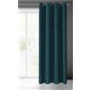 Eurofirany LOGAN Tenda Oscurante Extra Lunga - 1 Unità, Occhielli, Blocco della Luce, Oscuramento della Stanza, Camera da Letto, Soggiorno, 140x270 cm, Petrol