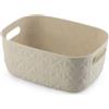 Keter Cestino Contenitore Organizer Bianco Gesso 4l s Softex 26,4x19,4x11,1h